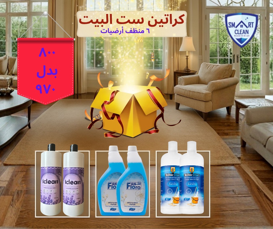 6 Floor Cleaners Box