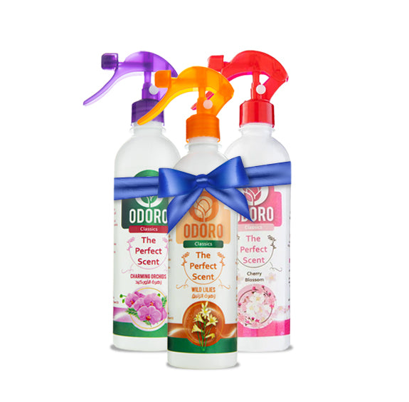 3 Odoro air freshener Flowers 450ml.