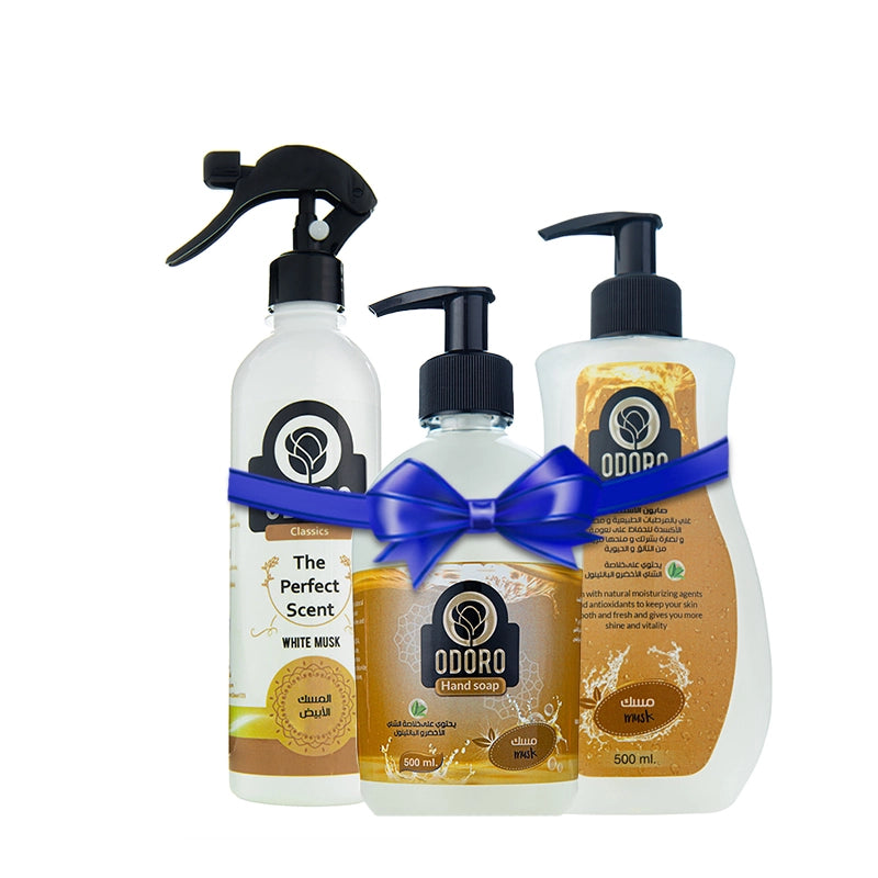 مجموعة أودورو برائحة المسك الأبيض